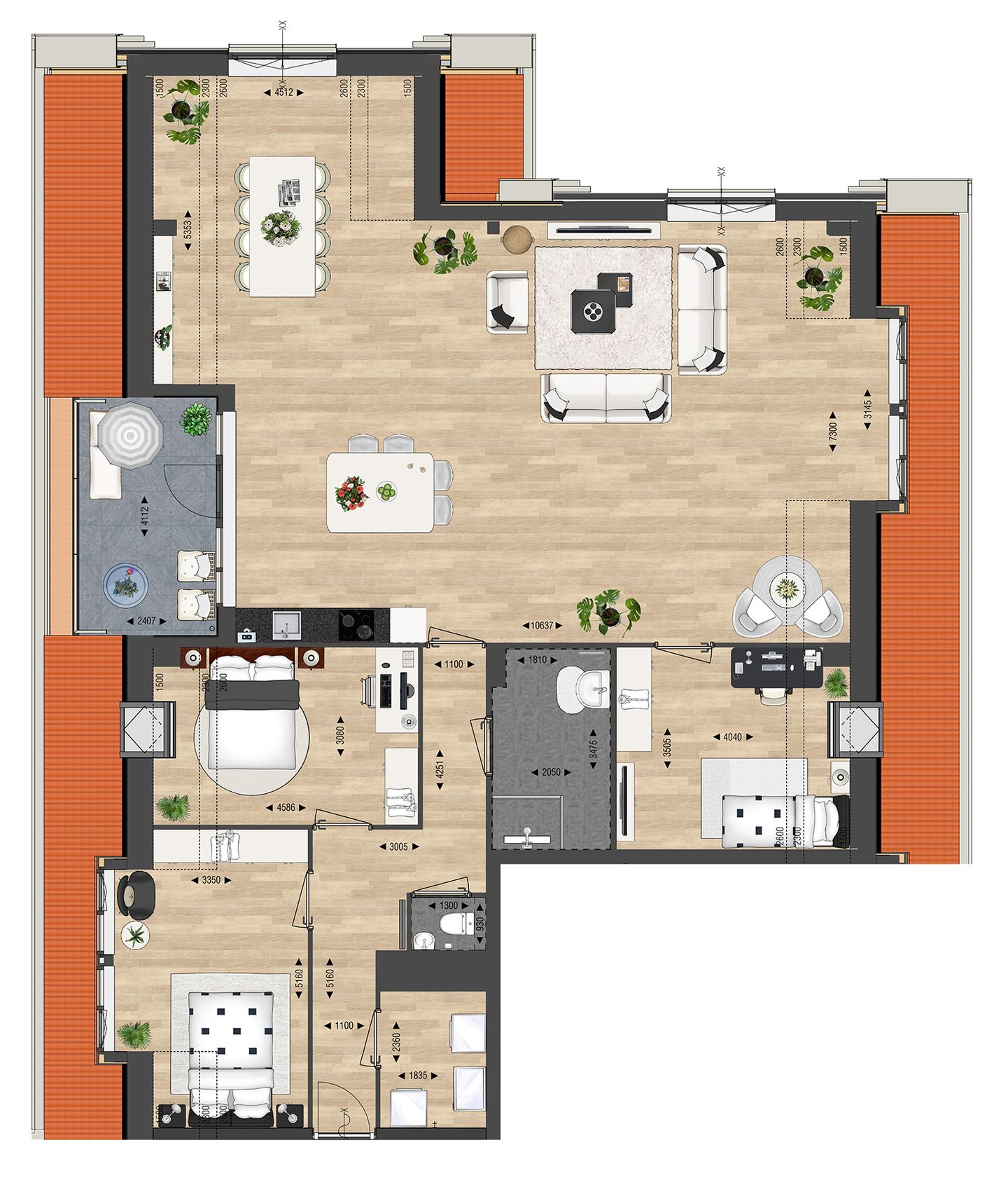 Foto 19 van Appartement type D (Bouwnr. 90)