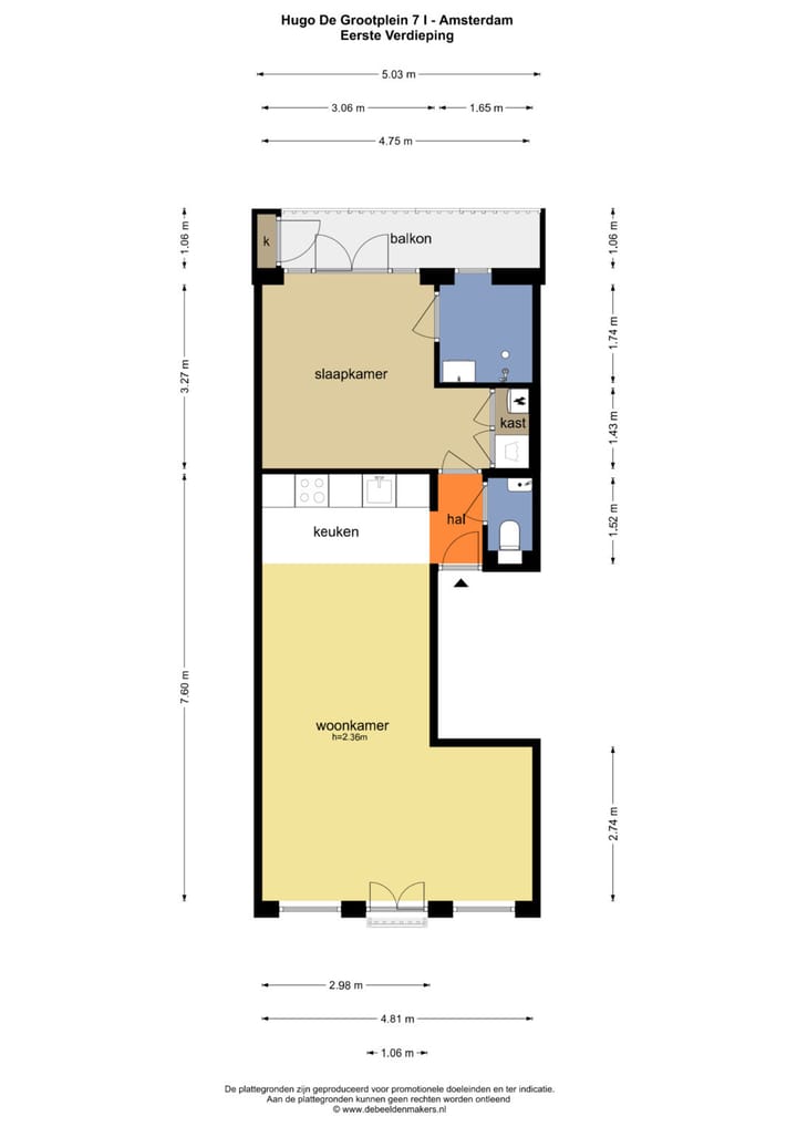 Foto 18 van Hugo de Grootplein 7-1