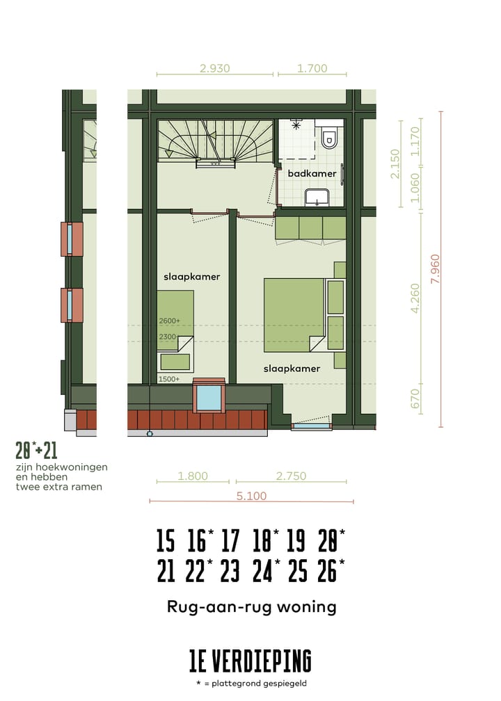 Foto 4 van Rug-aan-rug woning 20