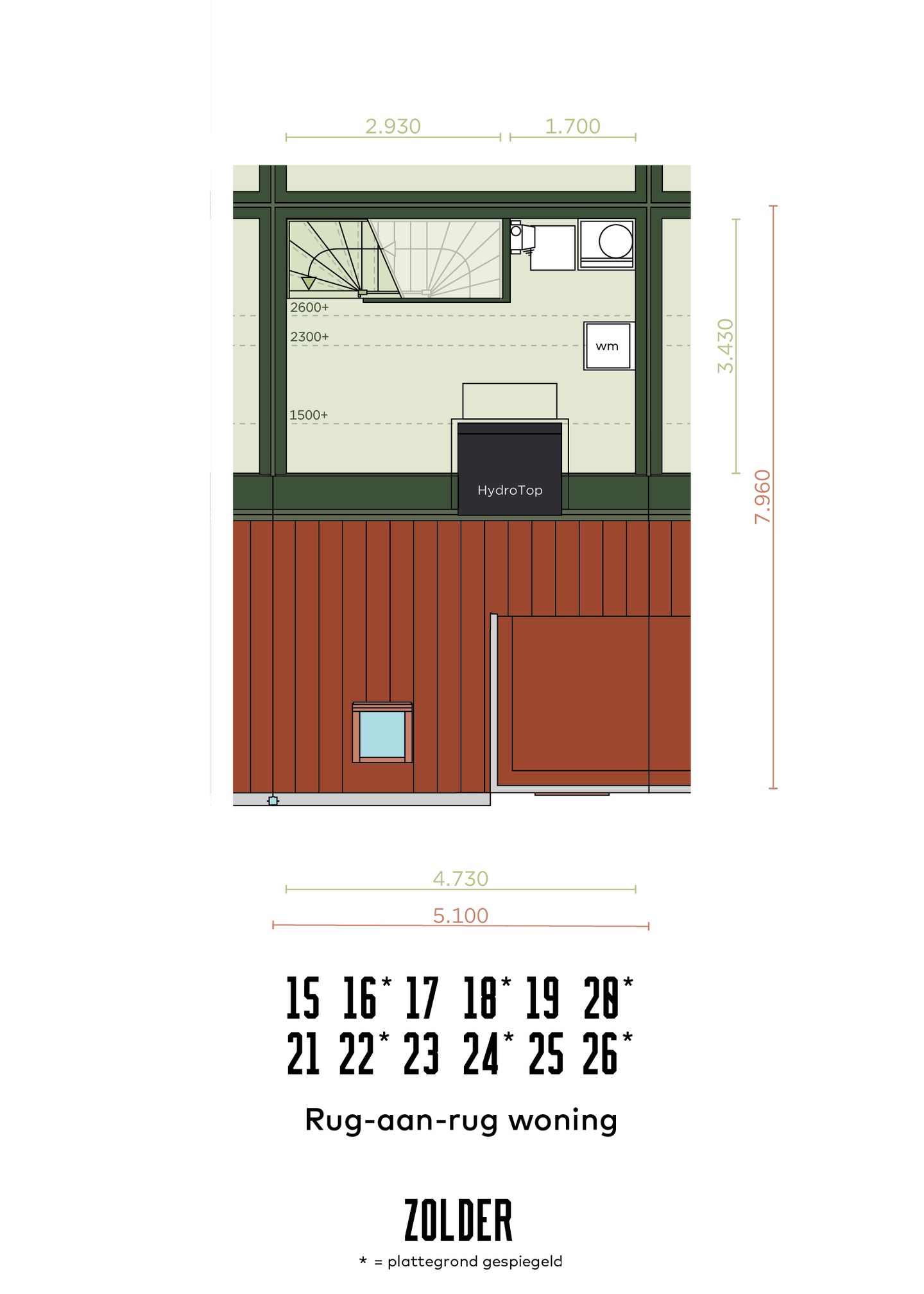 Foto 5 van Rug-aan-rug woning 16