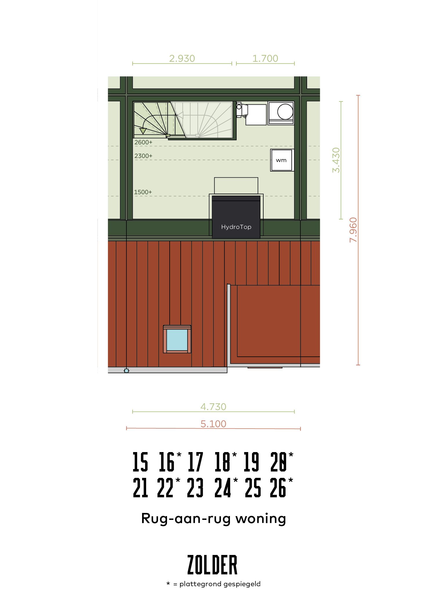 Foto 6 van Rug-aan-rug woning 17