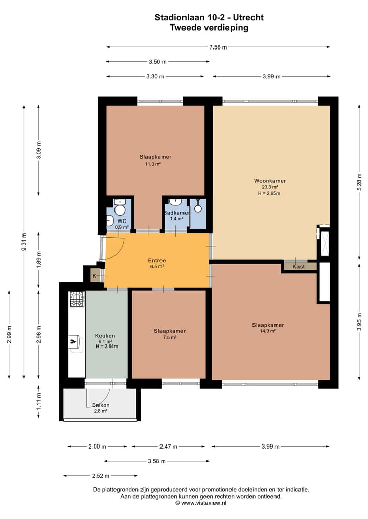 Foto 28 van Stadionlaan 10-2