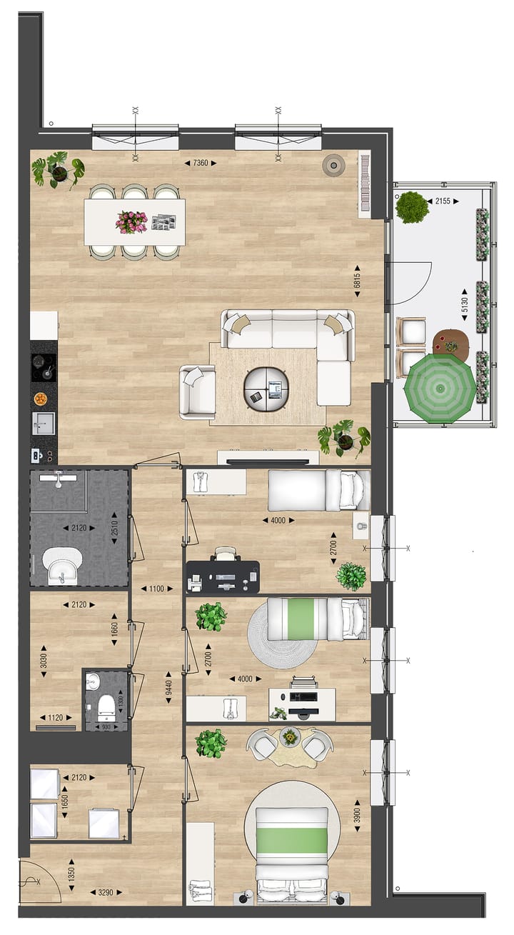 Foto 13 van Appartement type F (Bouwnr. 88)