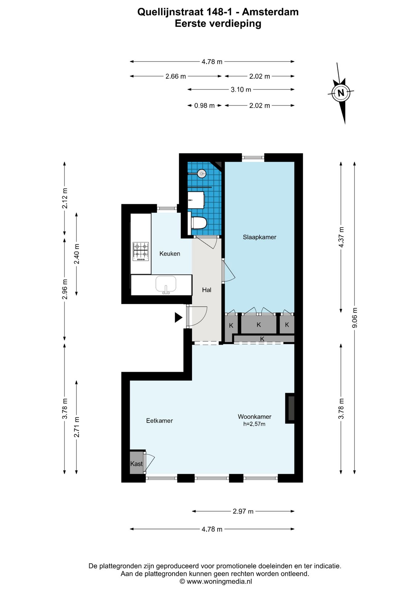 Foto 19 van Quellijnstraat 148-1