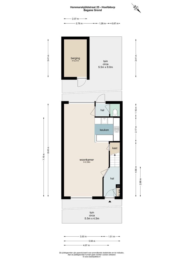 Foto 40 van Hammarskjöldstraat 25