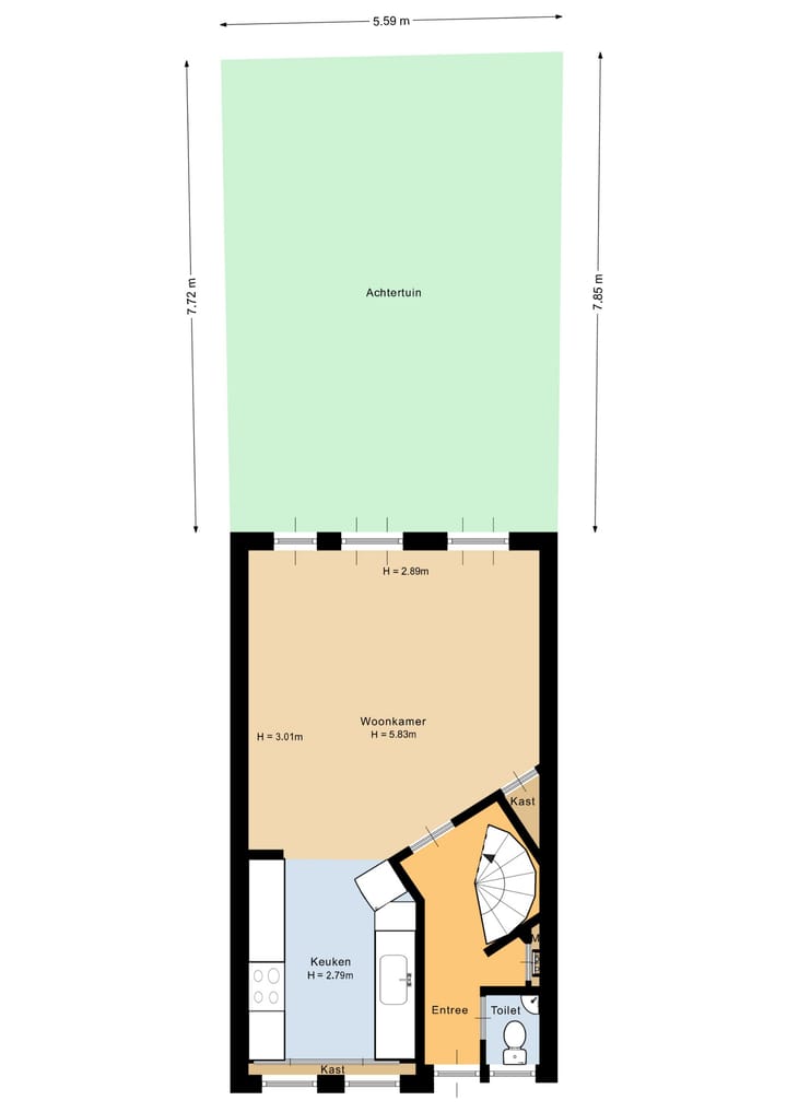 Foto 35 van Drievriendendwarsstraat 8