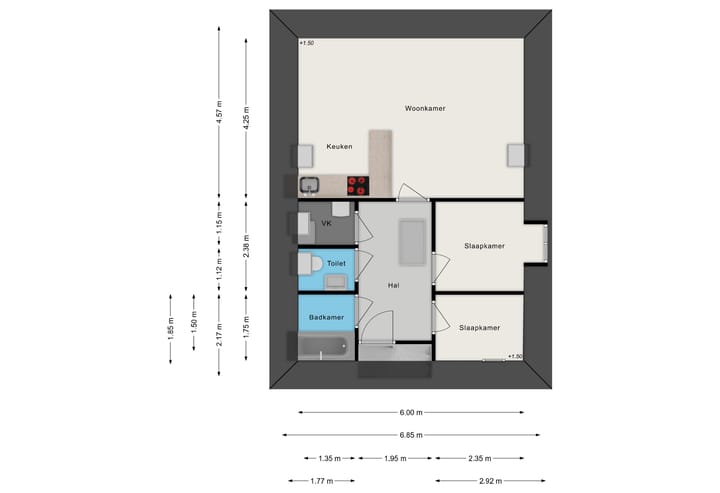 Foto 30 van Bloemsteeg 7-C