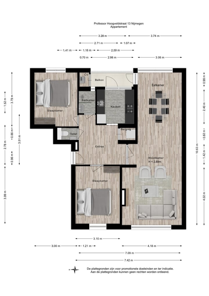 Foto 29 van Professor Hoogveldstraat 13