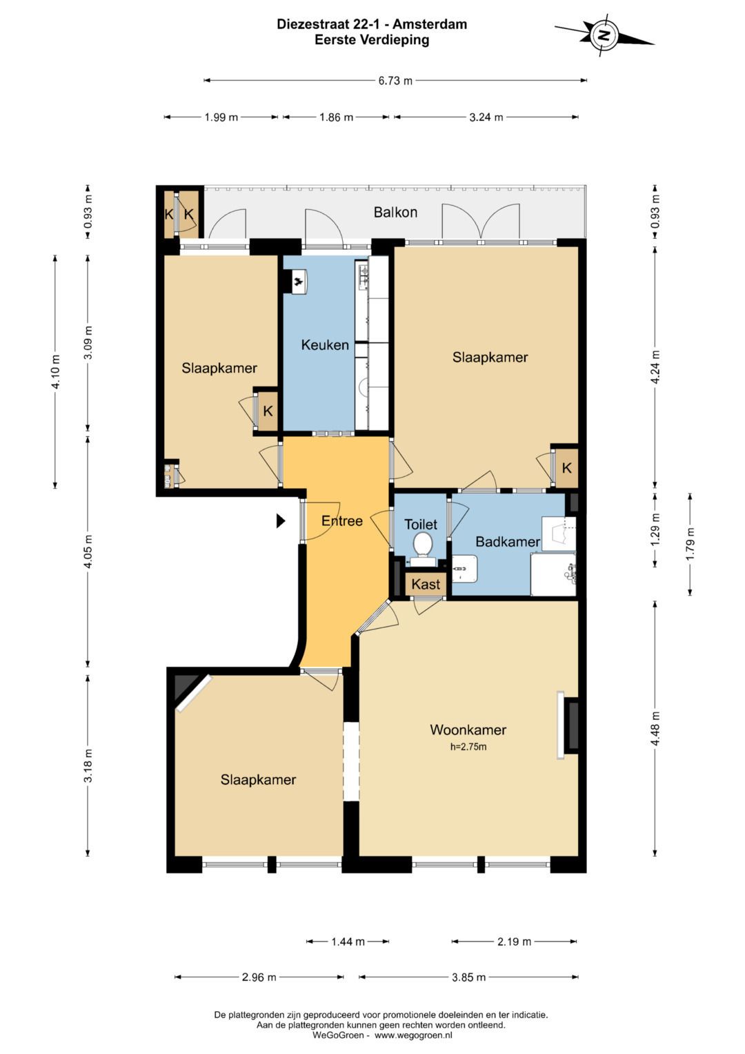 Foto 27 van Diezestraat 22-1