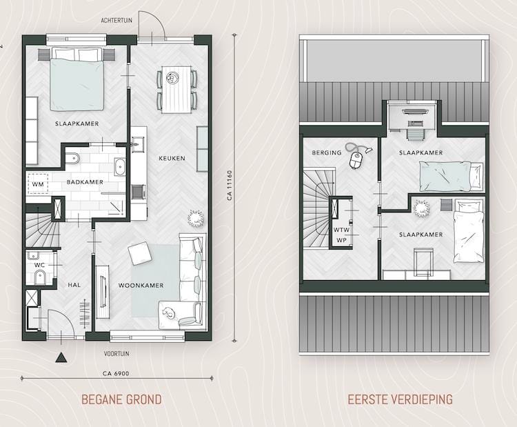 Foto 5 van Tussenwoning Kwekerij (Bouwnr. 7)