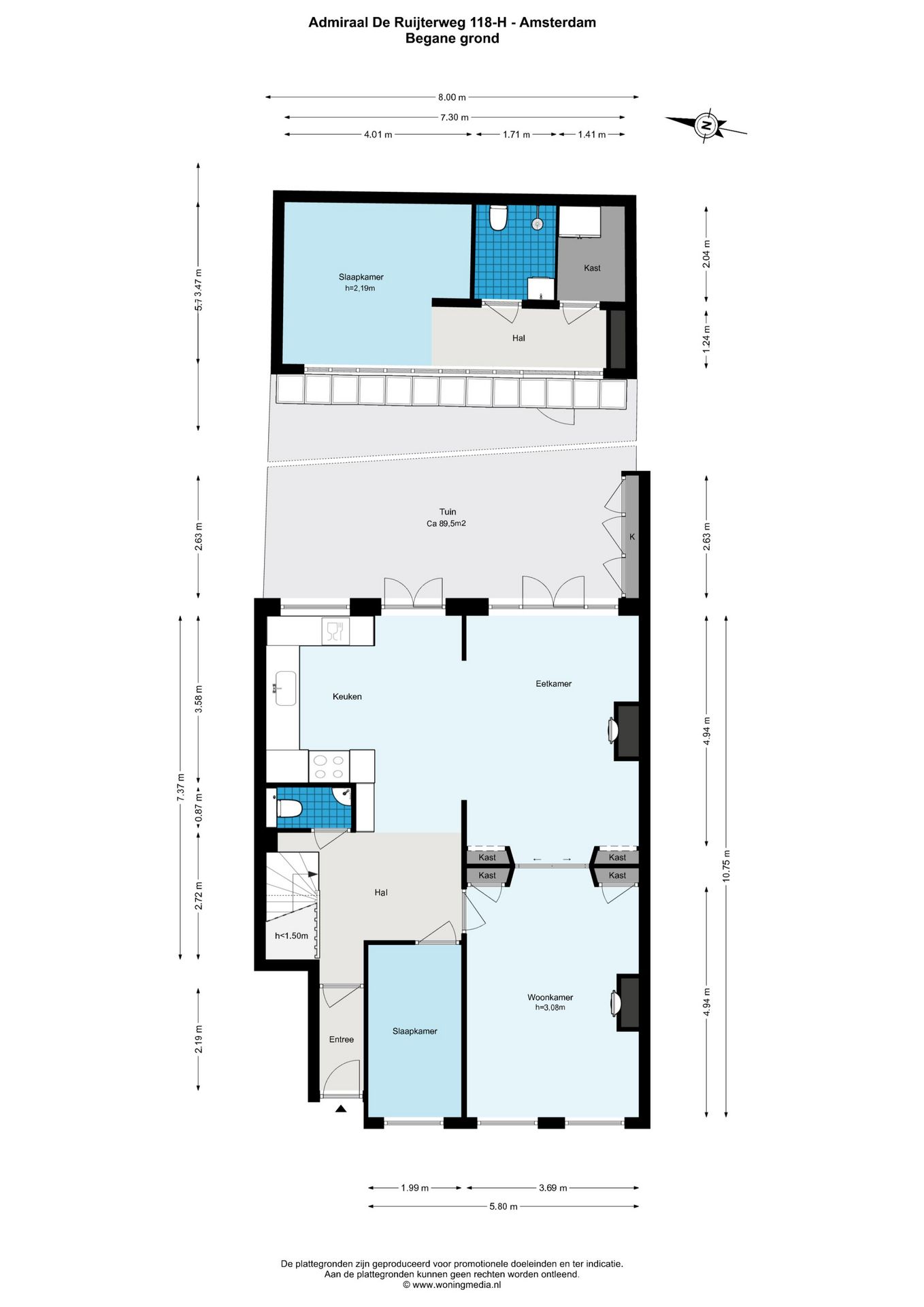 Foto 48 van Admiraal De Ruijterweg 118-H