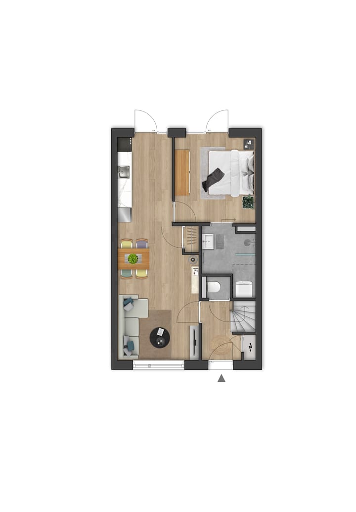 Foto 9 van Tussenwoning (Bouwnr. 62)