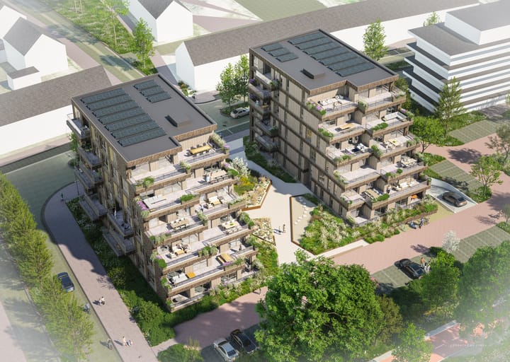 Image of Type A2 - 3-kamerappartement Apartment with shared street entrance