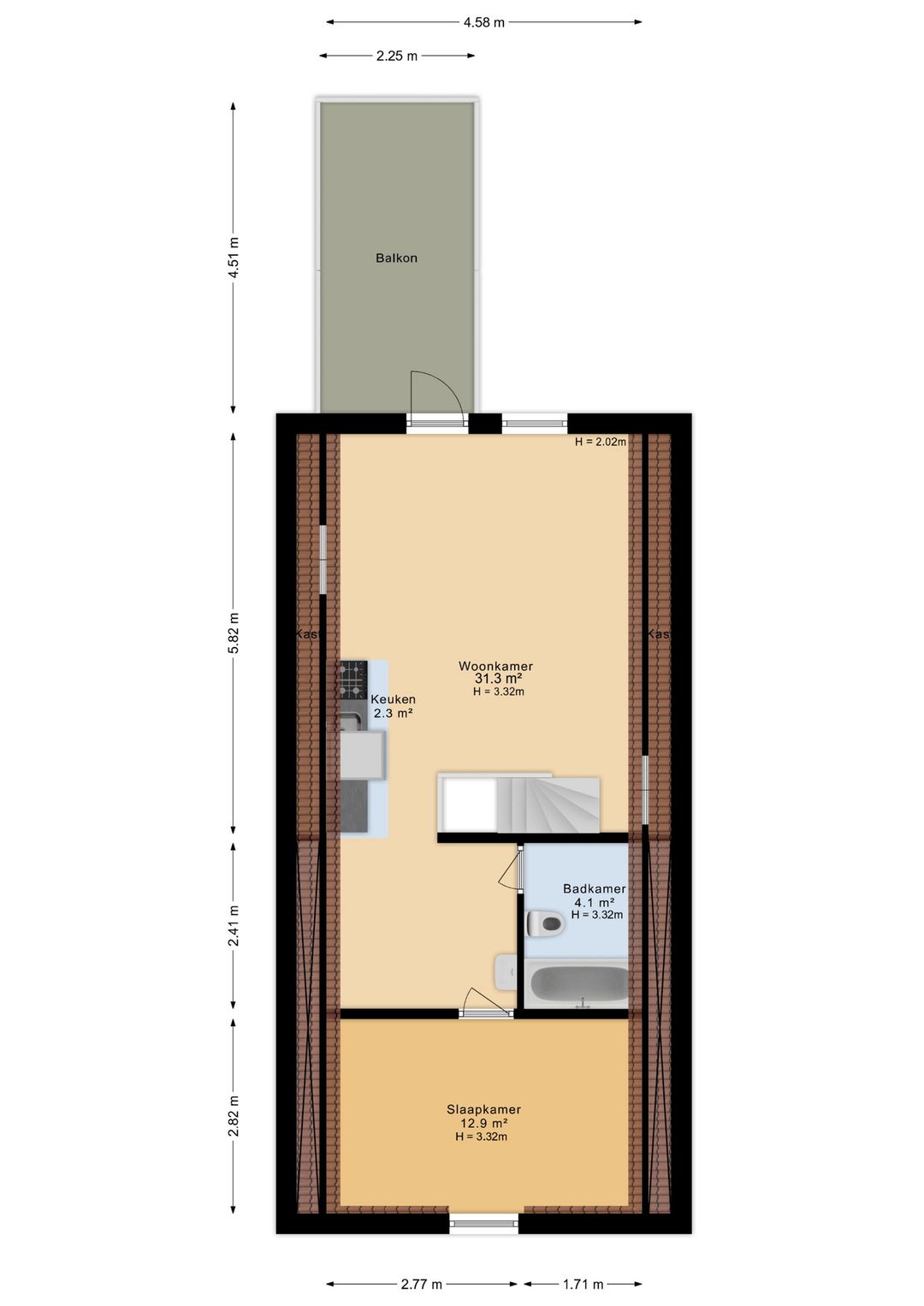 Foto 32 van Emmastraat 14-F