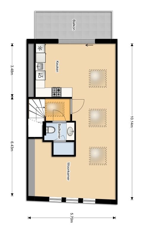 Foto 28 van Bagijnestraat 18