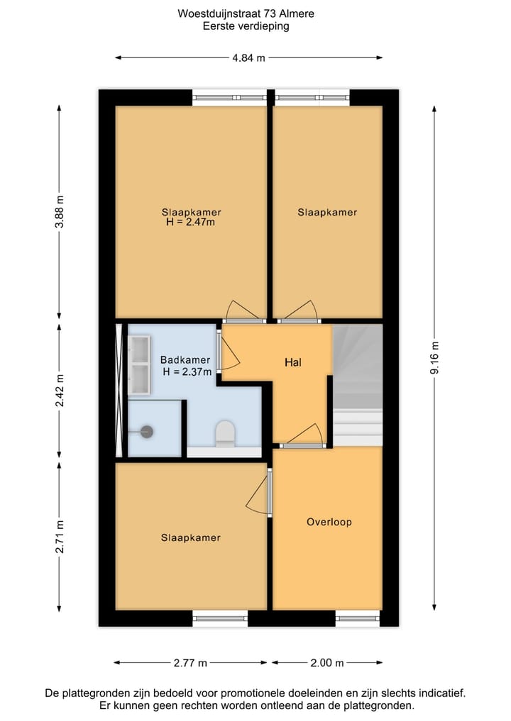 Foto 39 van Woestduijnstraat 73
