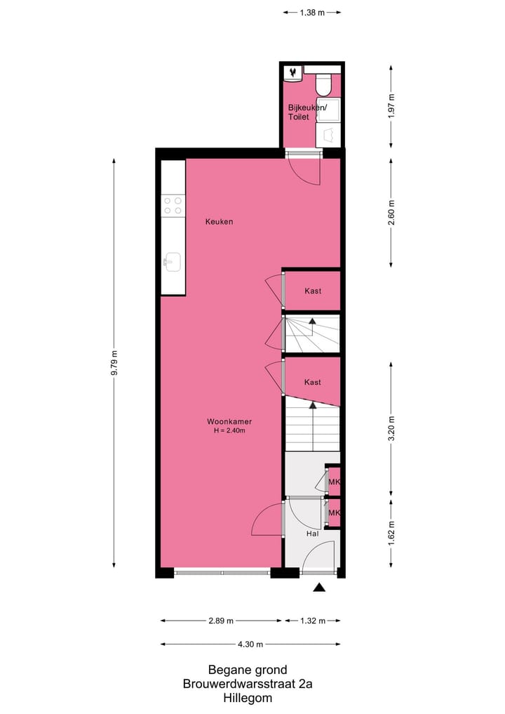 Foto 5 van Brouwerdwarsstraat 2-A