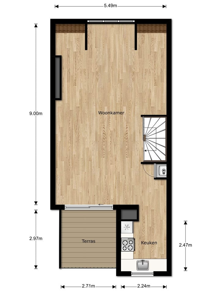 Foto 19 van Valeriusstraat 27-C