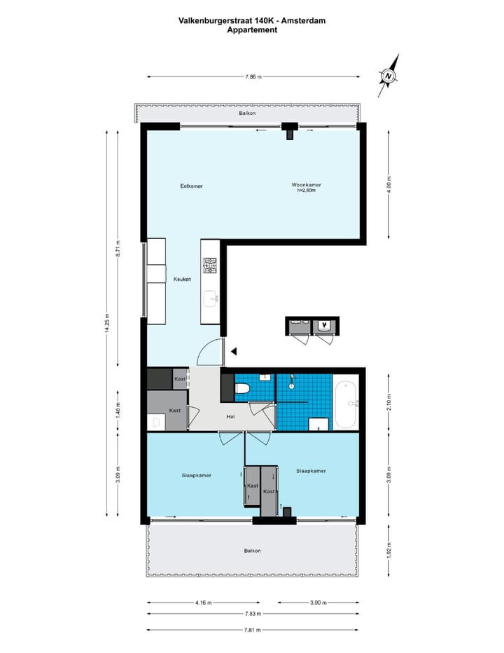 Foto 35 van Valkenburgerstraat 140-K