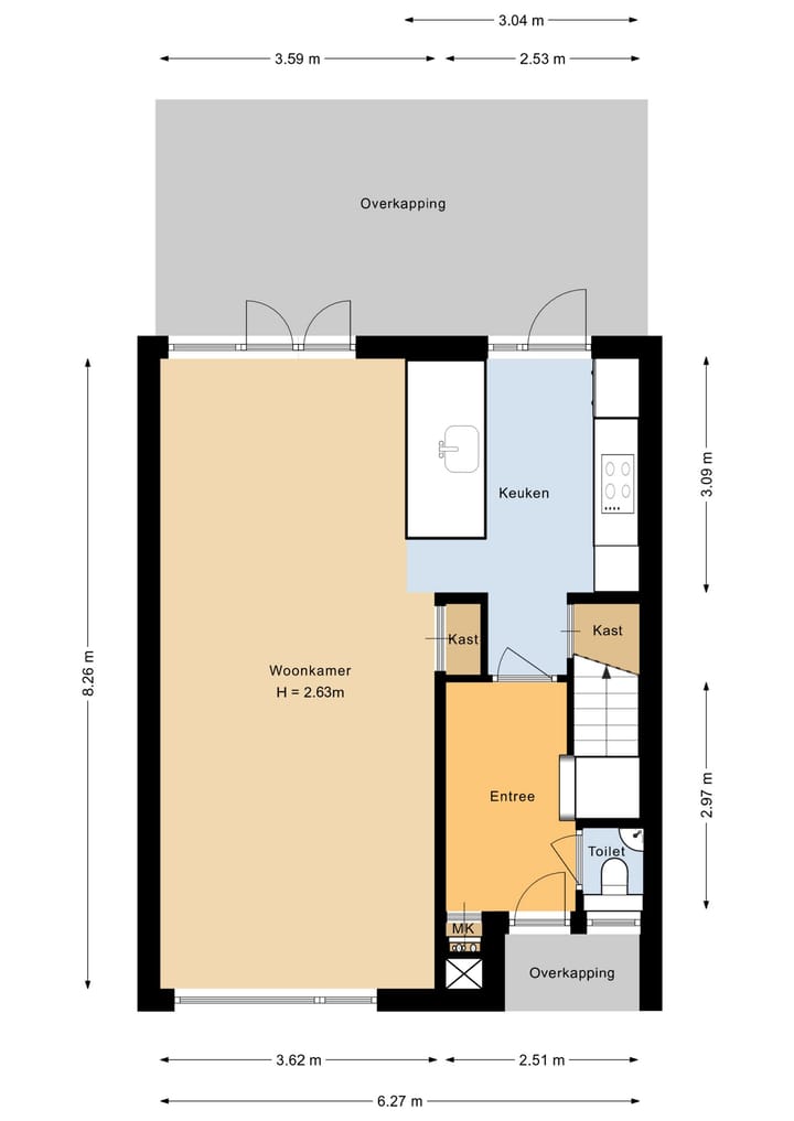 Foto 40 van van Voorststraat 8