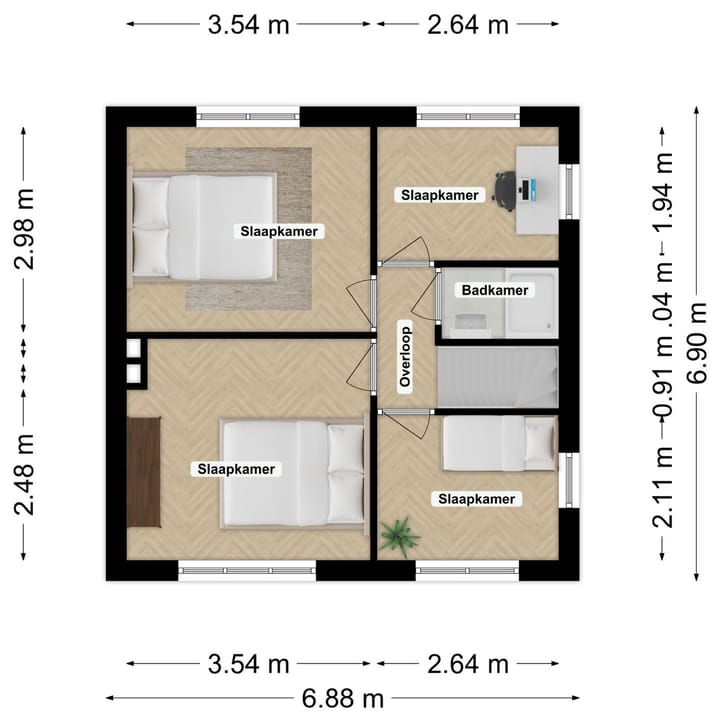 Foto 30 van Saroleaplantsoen 1