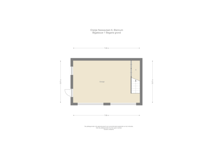 Bijgebouw 1 Begane grond
