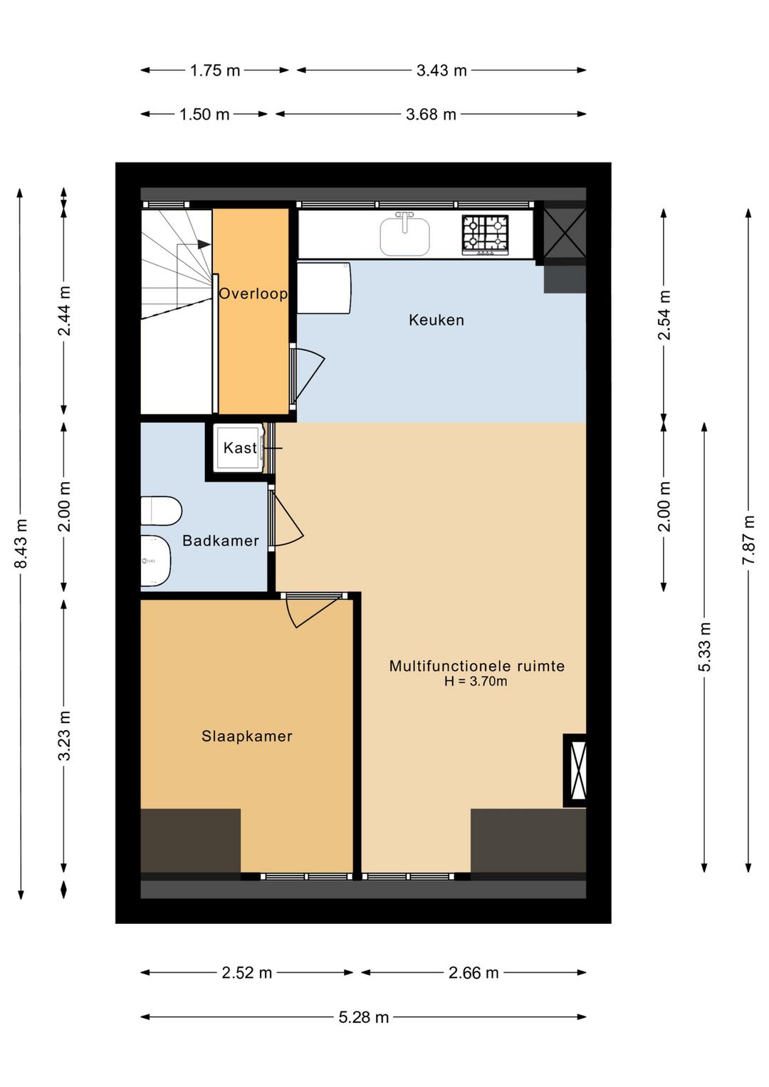 Foto 23 van Van Hasseltstraat 6-3