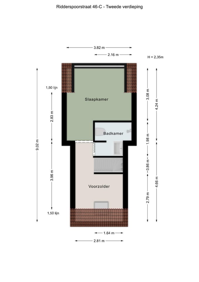 Foto 23 van Ridderspoorstraat 46-C