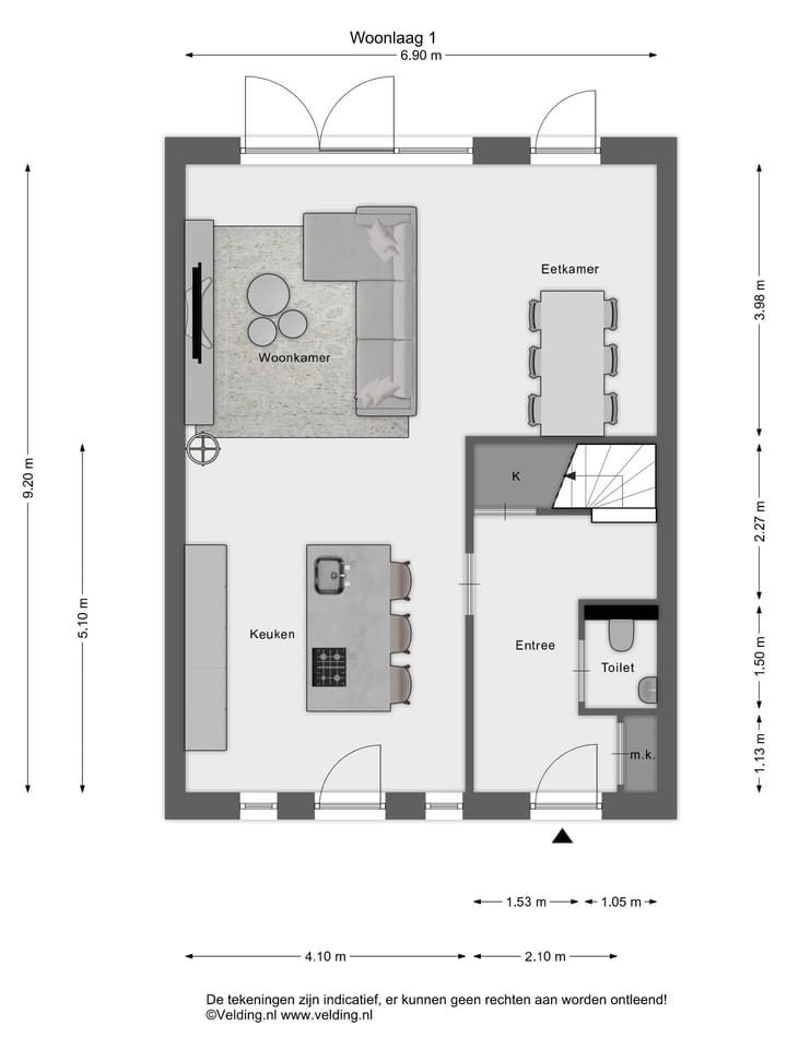 Foto 9 van Weideburen - de Tippe (Bouwnr. 26)