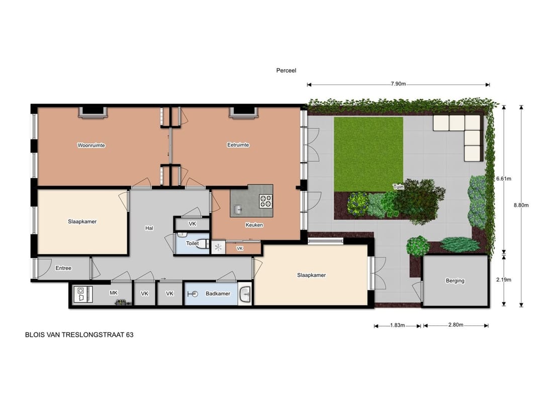 Foto 28 van Blois van Treslongstraat 63