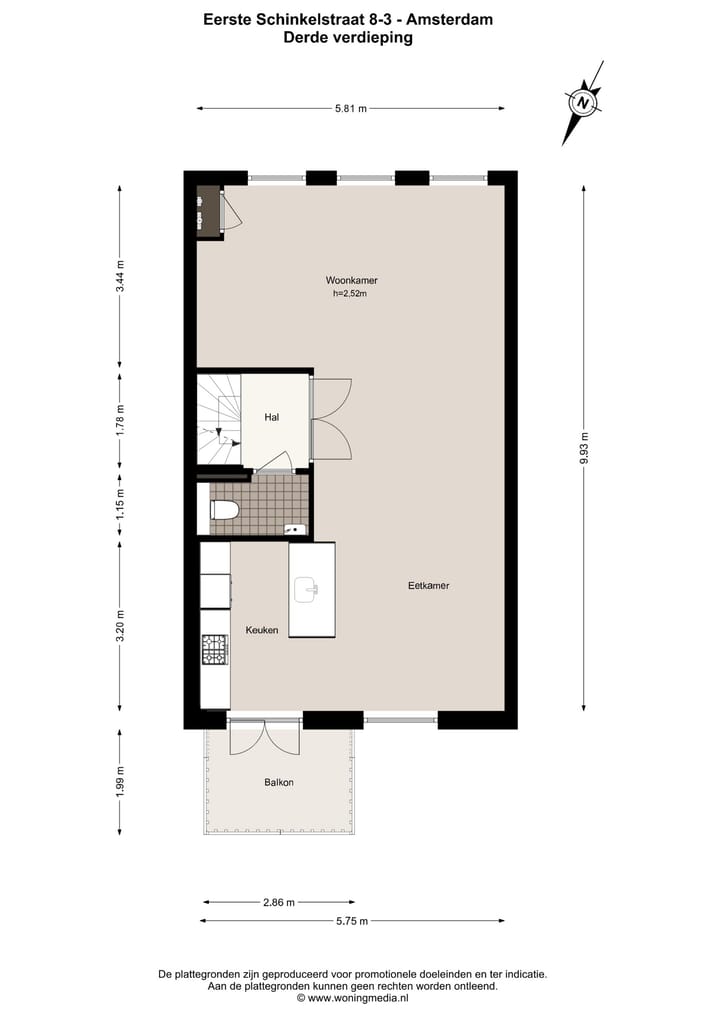 Foto 29 van Eerste Schinkelstraat 8-3