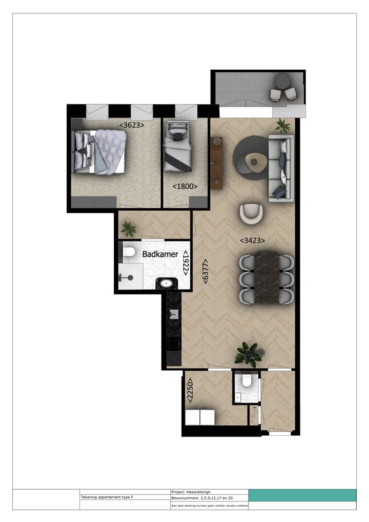Foto 5 van Hassinkborgh - Type F (Bouwnr. 17)