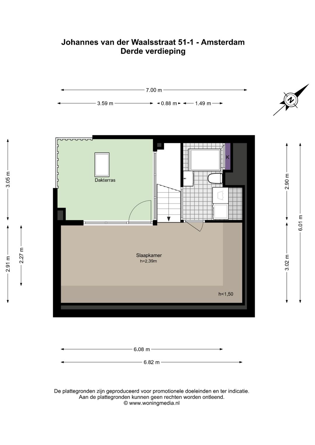 Foto 43 van Johannes van der Waalsstraat 51-1