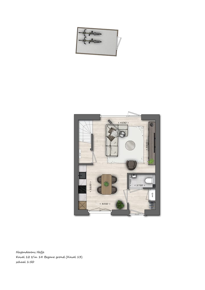 Foto 11 van Rijwoning - bnr 12 S - Hagendorens Hofje (Bouwnr. 12)