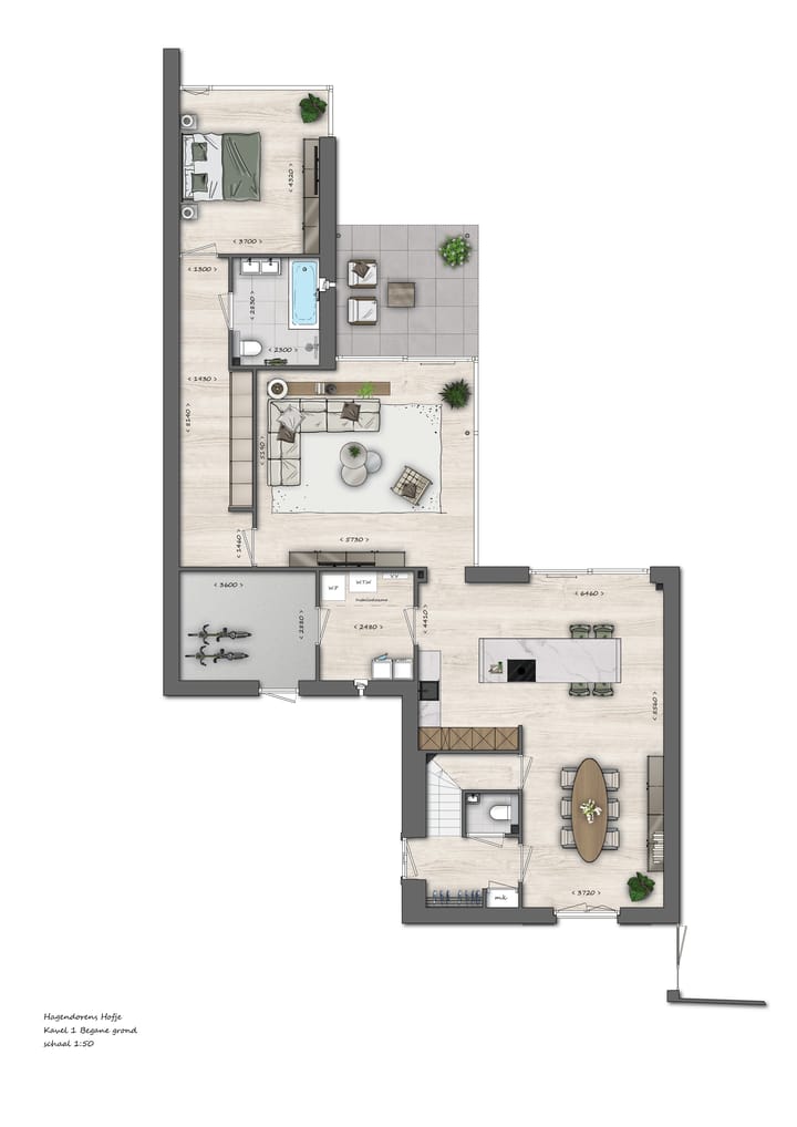 Foto 9 van Vrijstaand- bnr 1 XXL - Hagendorens Hofje (Bouwnr. 1)