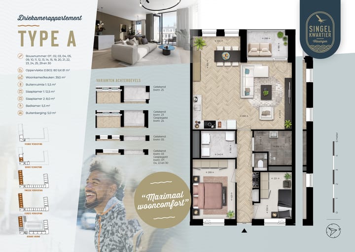 Photo 1 of Singelkwartier type A (Bouwnr. 3)