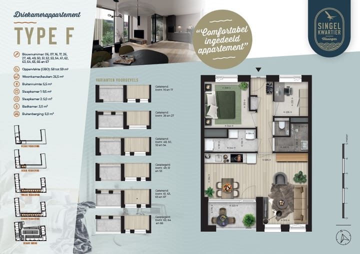 Foto 1 van Singelkwartier type F (Bouwnr. Type F 65)