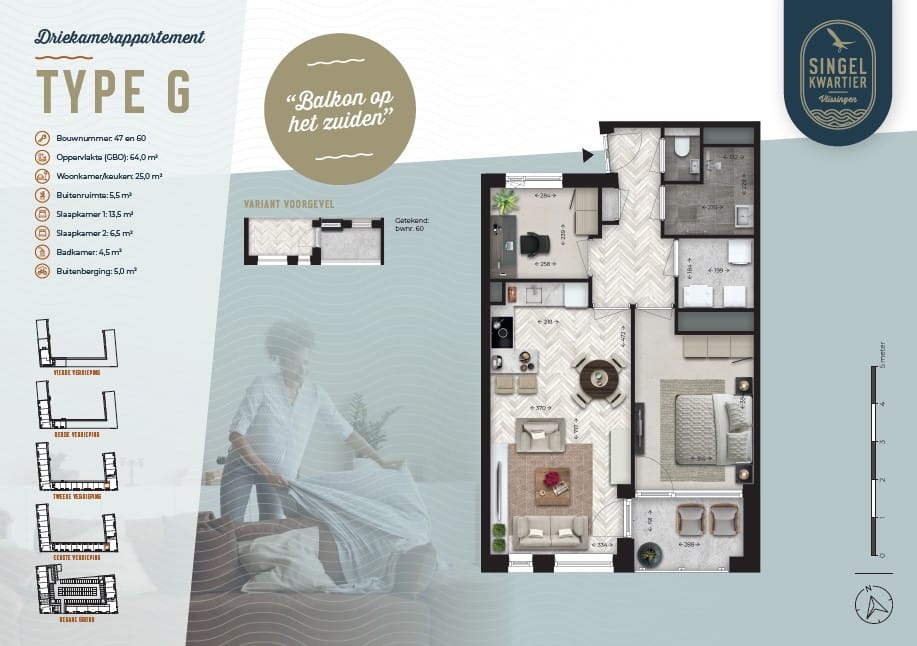 Foto 1 van Singelkwartier type G (Bouwnr. Type G 47)