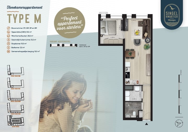 Foto 1 van Singelkwartier type M (Bouwnr. Type M 08b)