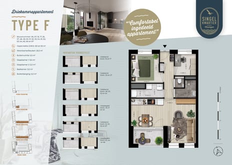 Foto van Singelkwartier type F Galerijflat