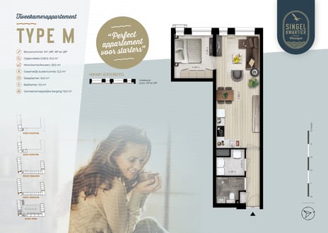 Foto van Singelkwartier type M Galerijflat