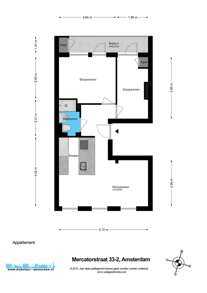 Foto 33 van Mercatorstraat 33-2