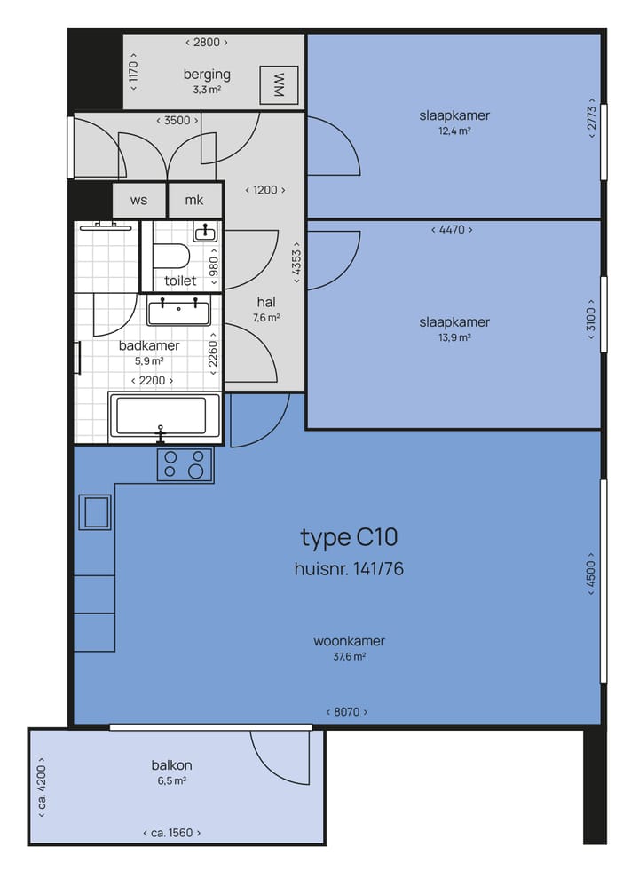 Foto 30 van Friesestraatweg 141-76