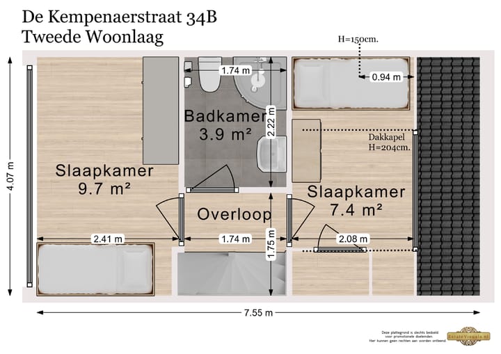 Foto 33 van de Kempenaerstraat 34-B