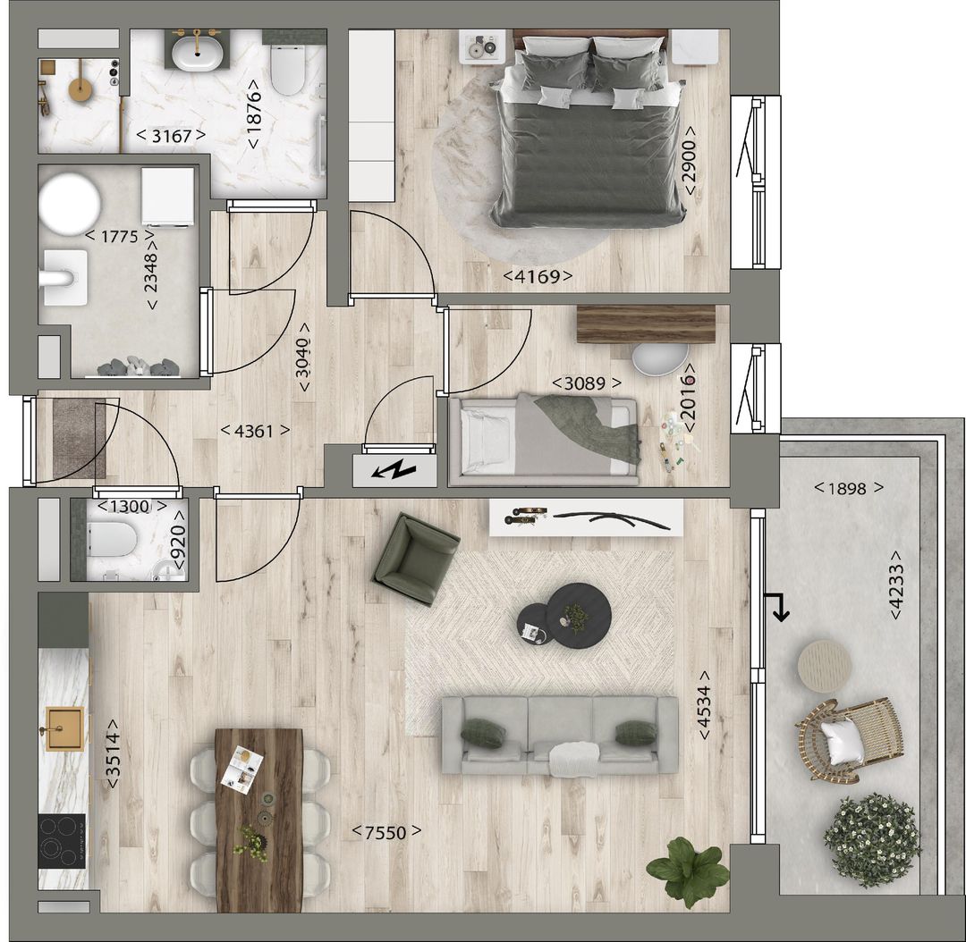 Foto 7 van Bilderdijkstraat 46-D