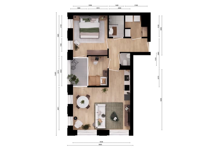 Foto 7 van Type A Gebouw H (Bouwnr. 11)