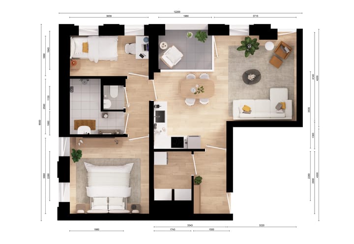 Foto 9 van Type D Gebouw H (Bouwnr. 10)