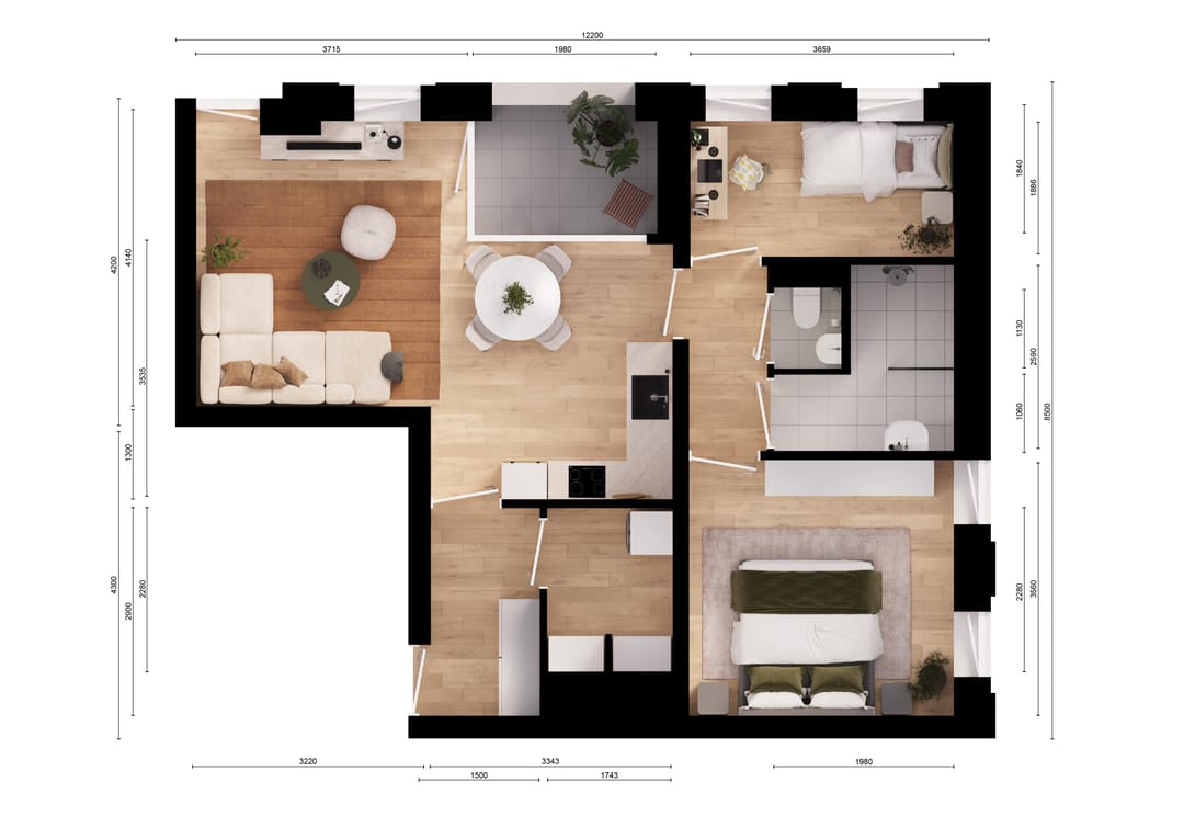 Foto 8 van Type D Gebouw J (Bouwnr. 28)