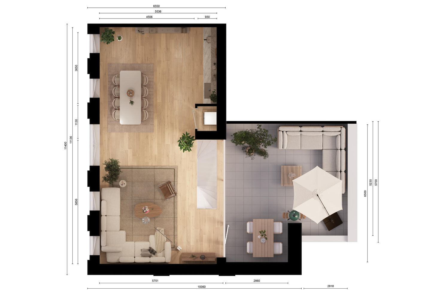 Foto 10 van Penthouse E Gebouw H (Bouwnr. 19)