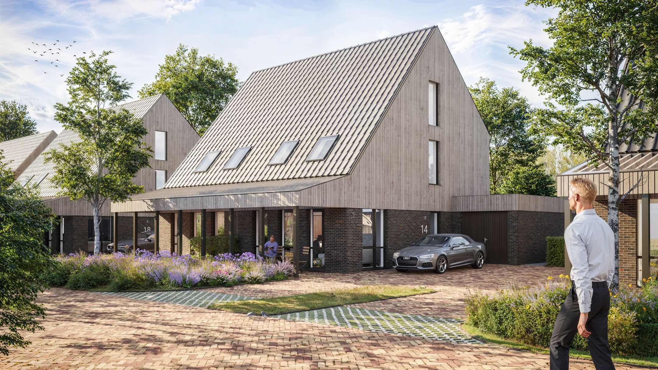 "Wonen in het park" 2/1 kap woningen (Bouwnr. 6), Appingedam, 9902TA, Groningen, Nederland